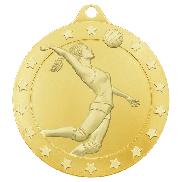 2" Volleyball Radiance Medal