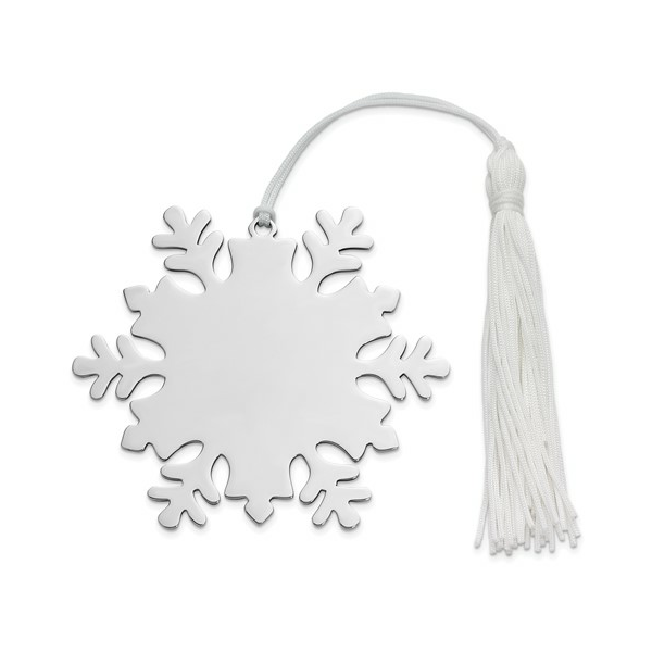 Silver Snowflake Ornament