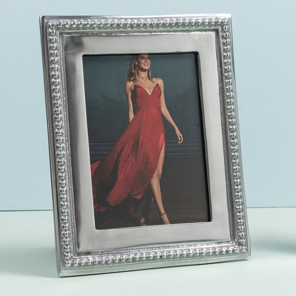 Picture Frame - Small Beaded | Holds 4" x 6" Photo