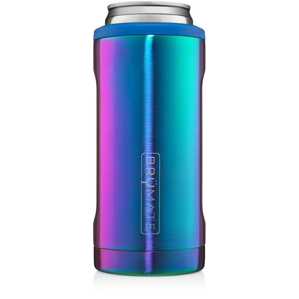 rainbow titanium brumate slim can cooler