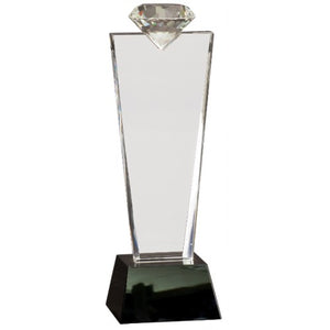 diamond crystal award engraved