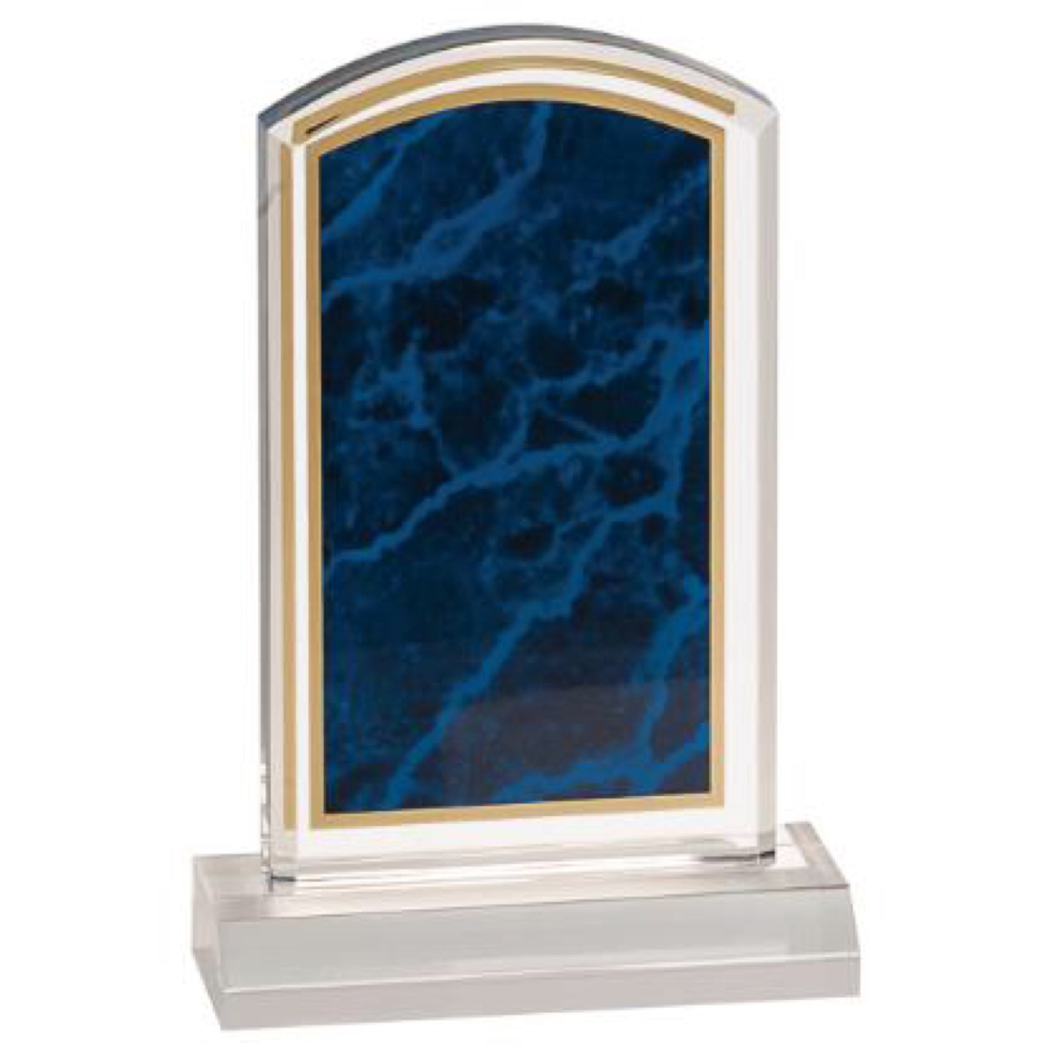 Acrylic Award - Blue Marbleized