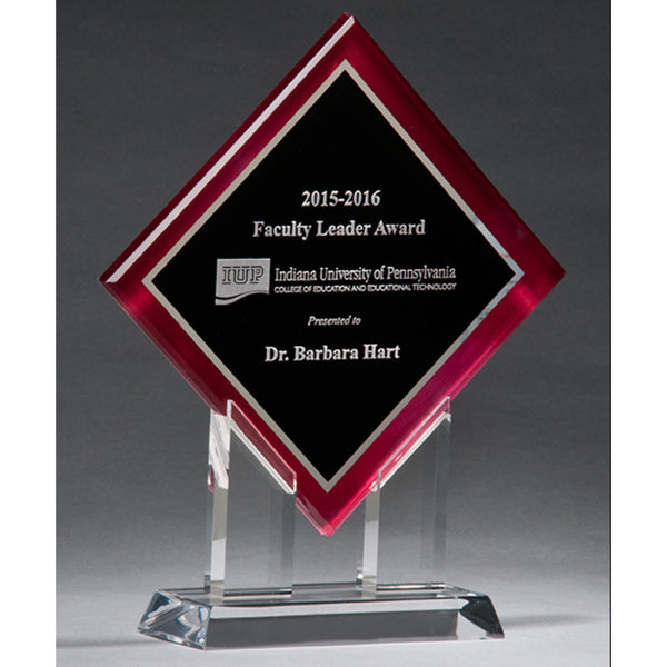 Acrylic Award - Red Diamond