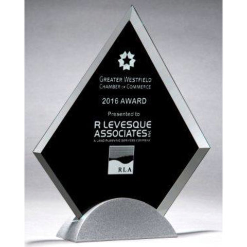Glass Award - Black Triangle