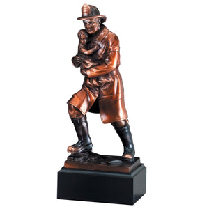 Service Award - Firefighter Trophy