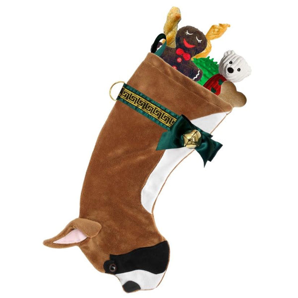 Boxer breed dog stocking