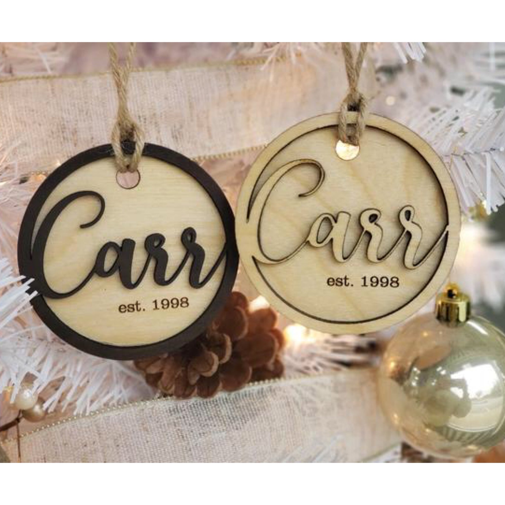 Ornament - Custom Family Name