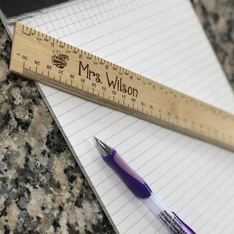 Personalized Wood Ruler