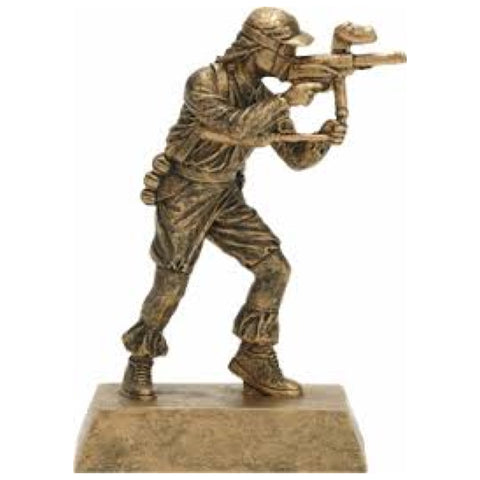 gold paintball gun trophy
