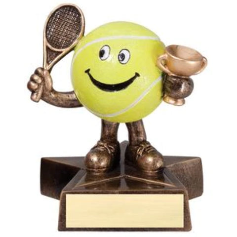 Little Buddy Tennis Player Resin
