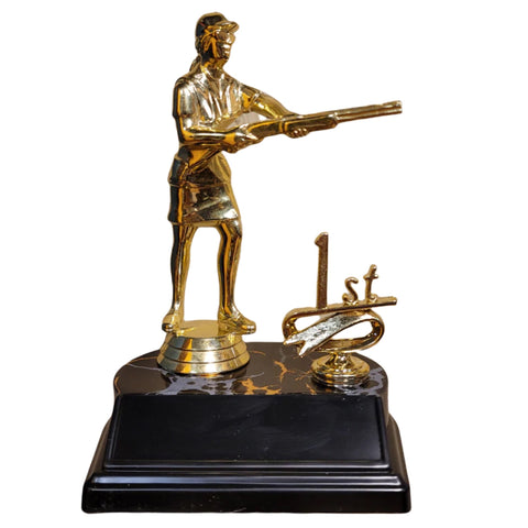 Female Shotgun Shooter Trophy