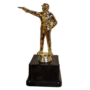 Shooting Trophy - Male Figure w/ Pistol