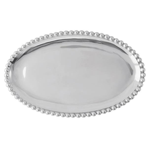 Pearled Oval Platter Mariposa