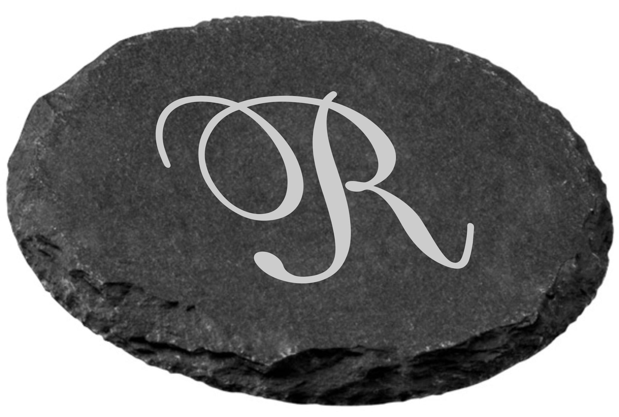 Personalized Round Slate Coaster
