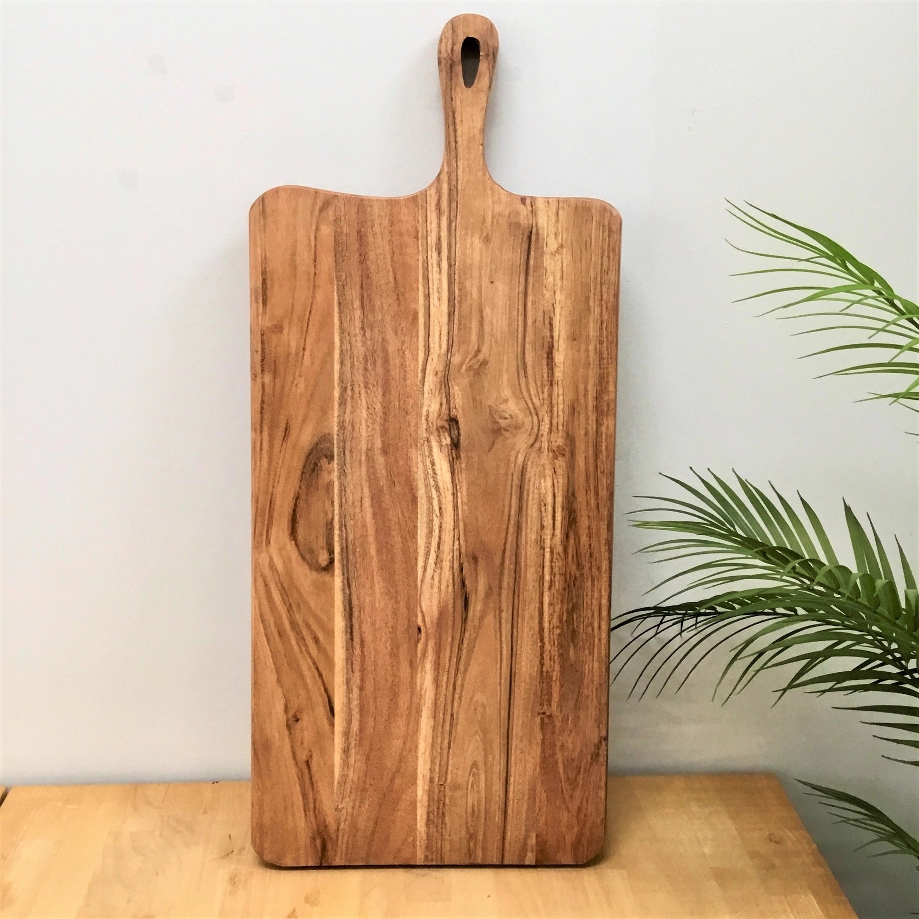 Cutting Board - Rectangle Acacia Wood w/ Handle