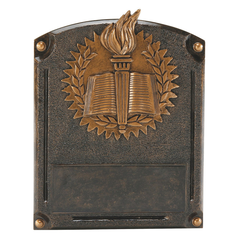 bronze lamp of knowledge trophy