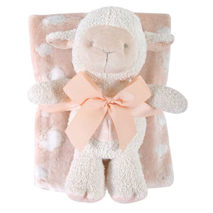 baby blanket and toy set