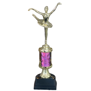 Ballet Trophy on Pink Column