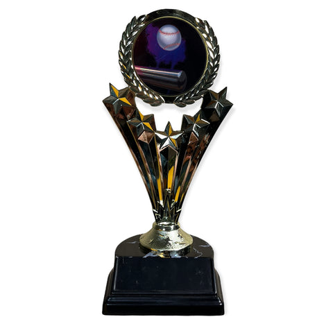 baseball trophy with free engraved plate