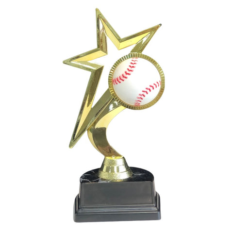 star baseball trophy