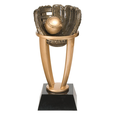 team baseball trophy with free engraved plate