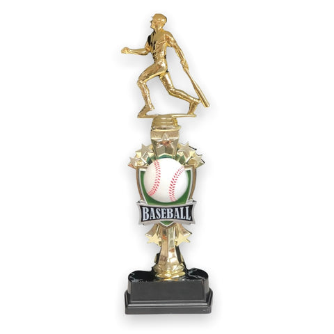 baseball trophy with riser