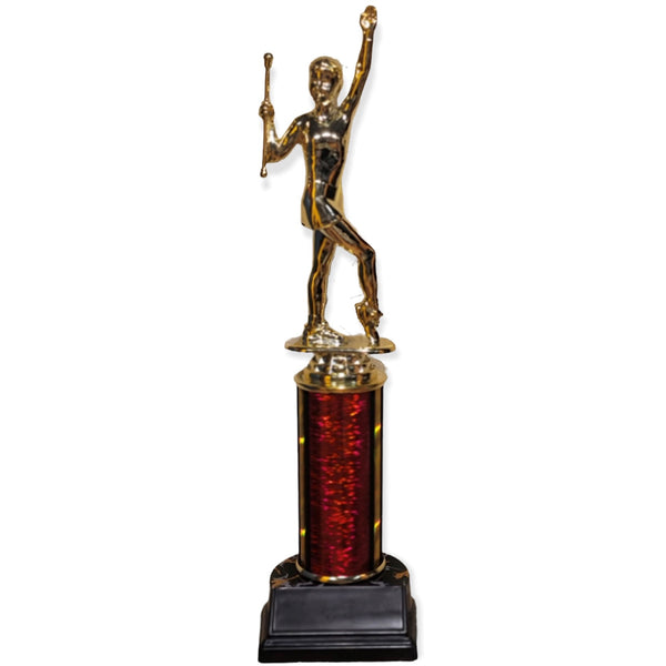 gold baton majorette trophy