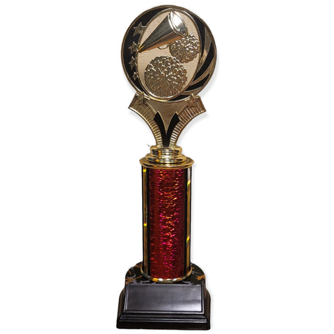 black stars cheer trophy