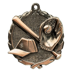 bronze wreath baseball medal