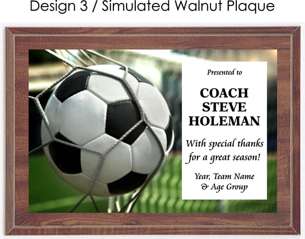 Soccer Coach's Plaque - Generic
