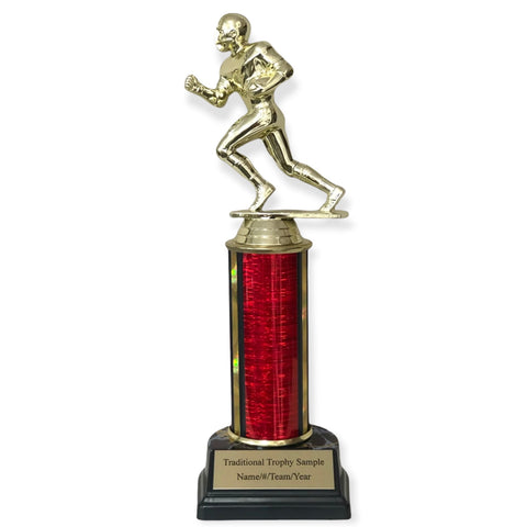 Football Trophy - Colored Column