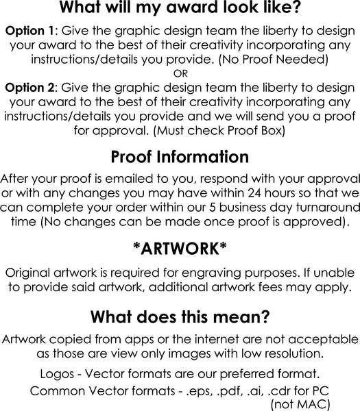 Acrylic Award - Arrow Point Impress