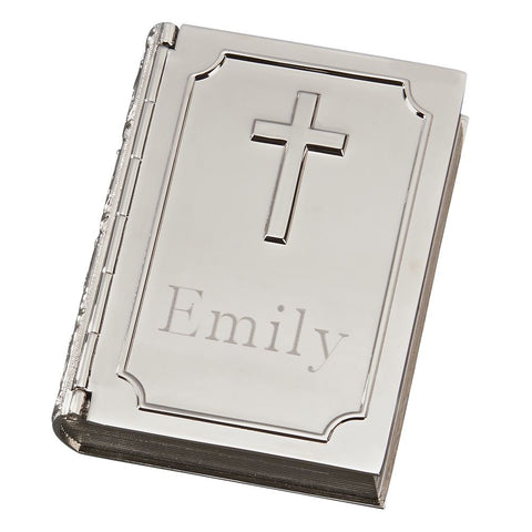 Personalized Bible keepsake box.