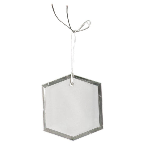 hexagon crystal ornament