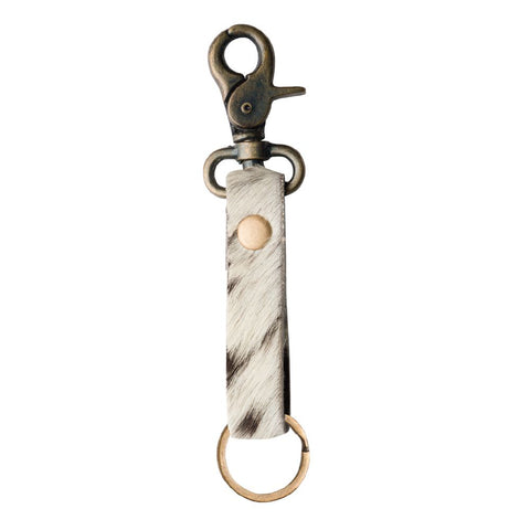 myra bag cowhide loop keychain