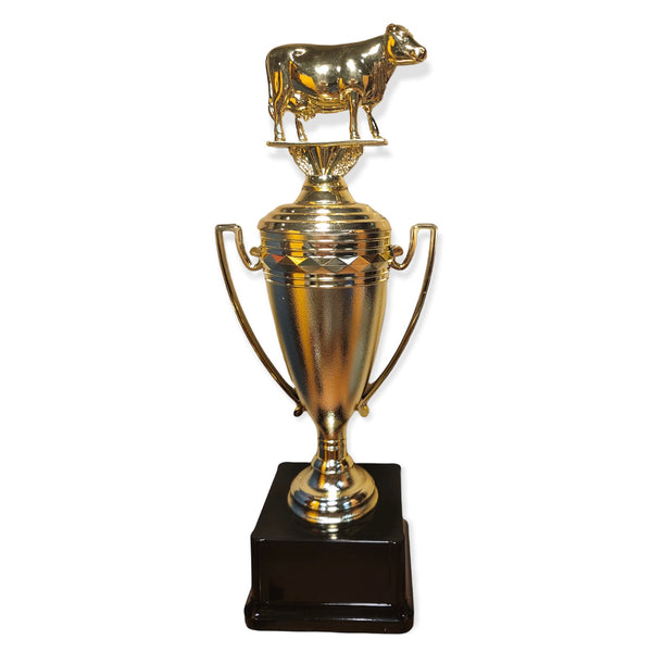diary cow trophy