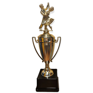 dancing couple cup trophy with free engraved plate