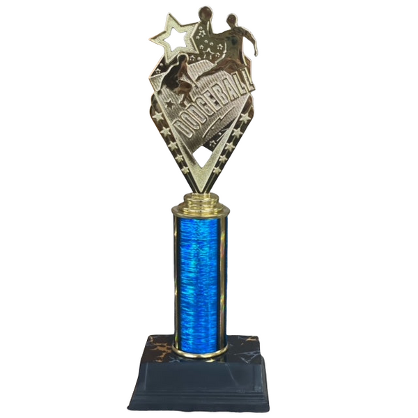 Dodgeball Trophy on Black Base