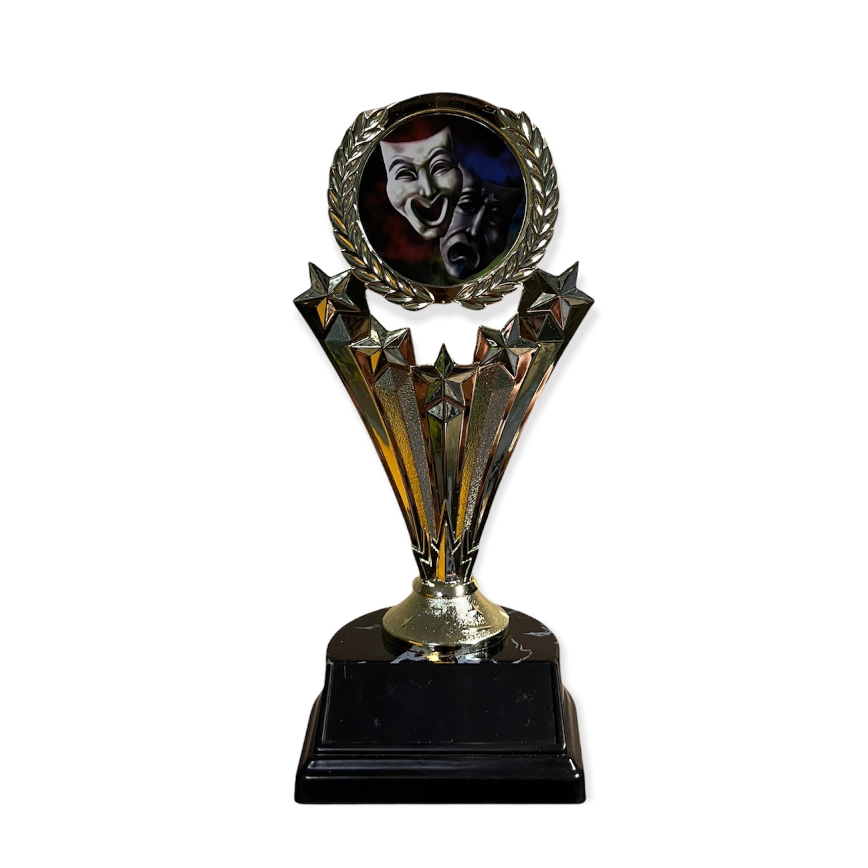drama trophy with free engraved plate