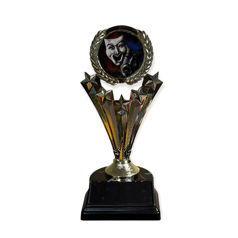 drama trophy with free engraved plate