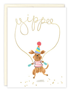 Greeting Card - Yippee Birthday Card