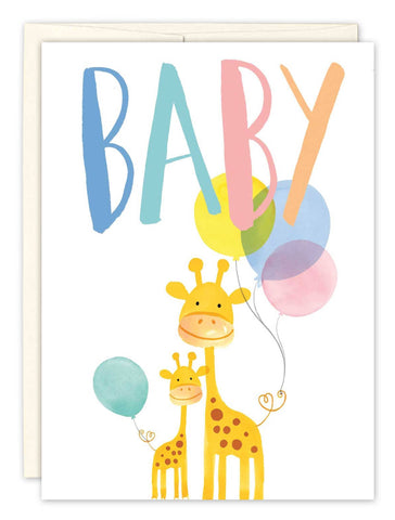 Greeting Card - Baby Giraffe