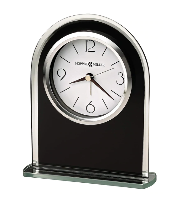 Howard Miller Ebony Luster Tabletop Clock
