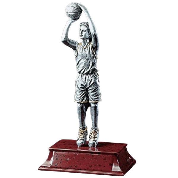 male elite basketball elite trophy silver