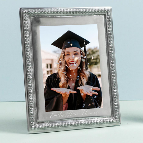 Picture Frame - Small Beaded | Holds 4" x 6" Photo