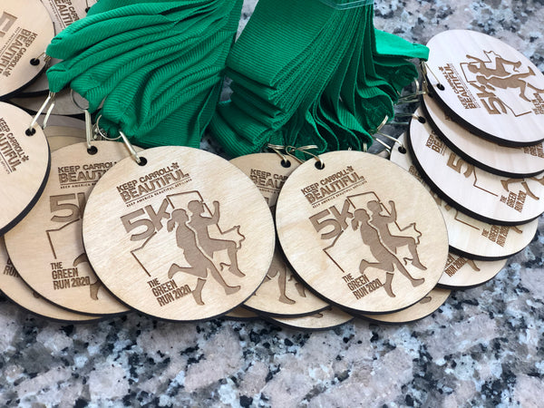 Custom Wood Medal