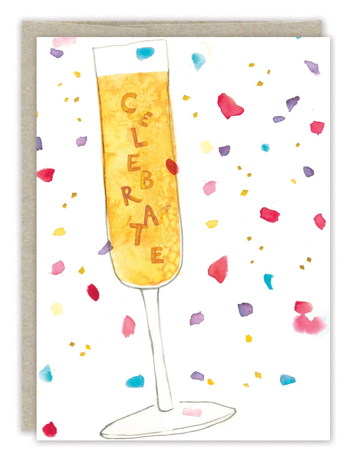 Greeting Card - Champagne Toast Birthday Card