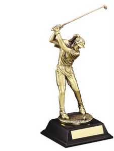 female golf driver trophy