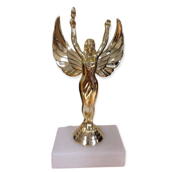 female winged victory trophy