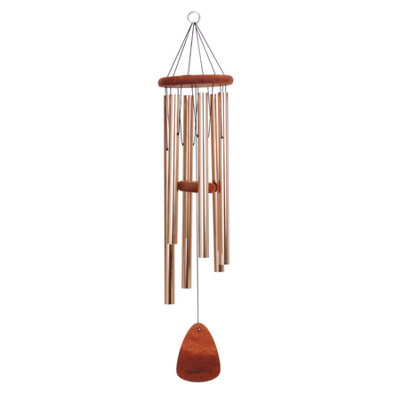 engraved bronze festival wind chime